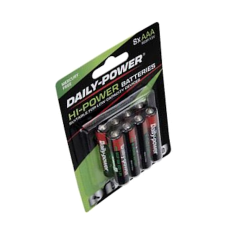 Daily Power Hi-Power Batteries Size AAA - 8-Pack